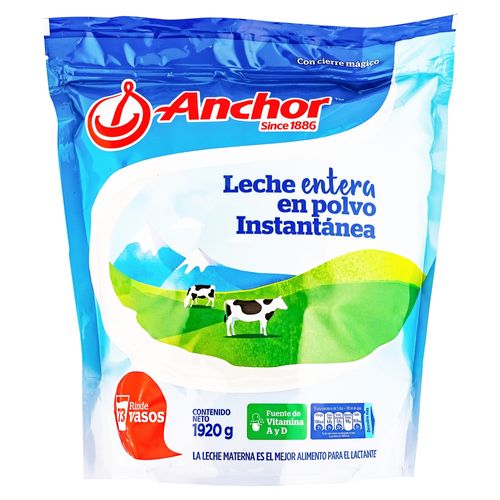 Anchor Leche Entera Instan 1920 Gr