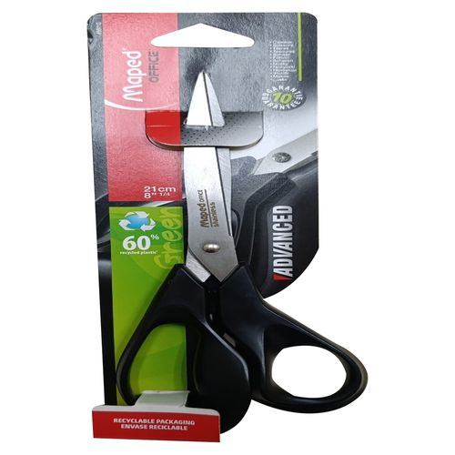 Tijera Advenced Green Maped 21cm Bl