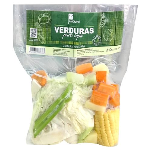 Verdura Para Sopa Zamorano Bolsa 750 Gr