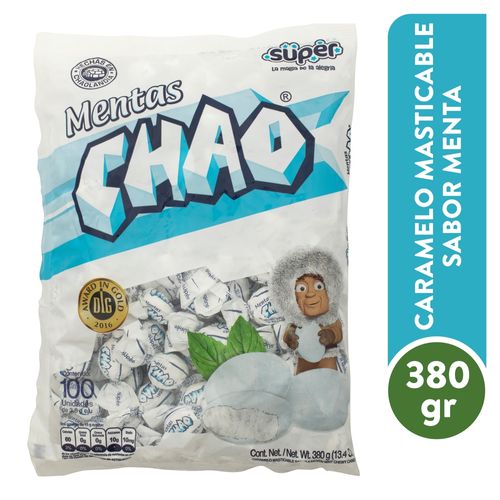 Mentas Chao Fresco Blanco 380 Gramos