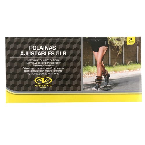 Polaina Athletic Works 5 Lb ajustable -2 pzas