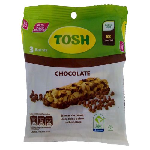 Hn Tosh 3pack Barra Chocolate 69 Gr