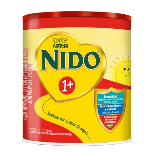 Leche Polvo Nido Crecimiento 1mas 360gr