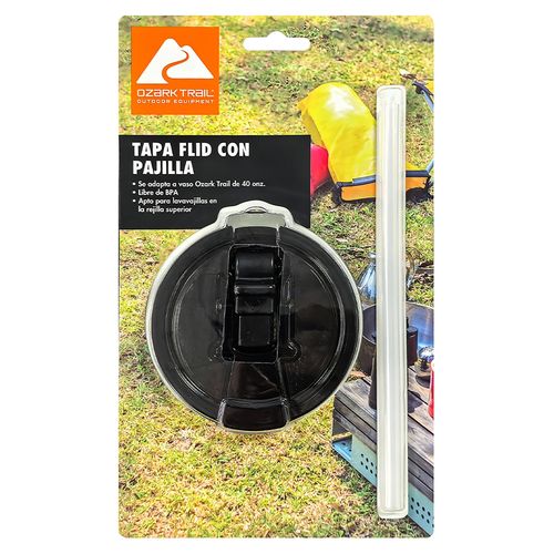 Tapa Ozark Trail Flid con pajilla -40 oz