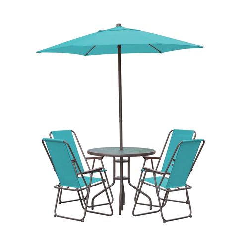 Ms Set De Comedor 6 Piezas Aqua