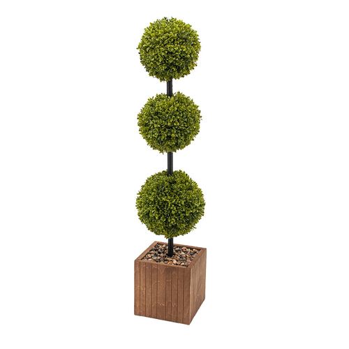 Ms Planta Artificial Maceta Madera 100cm