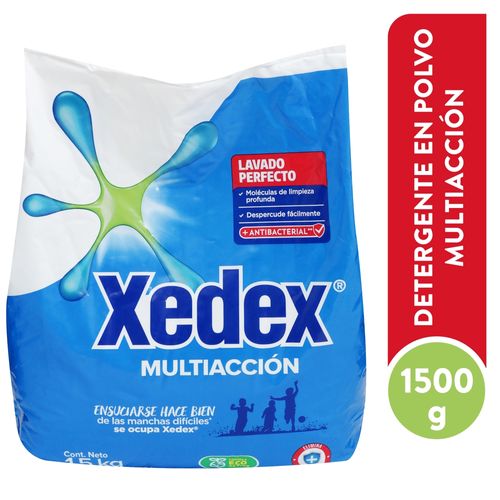 Detergente En Polvo  Xedex Limpieza Activa -1500gr