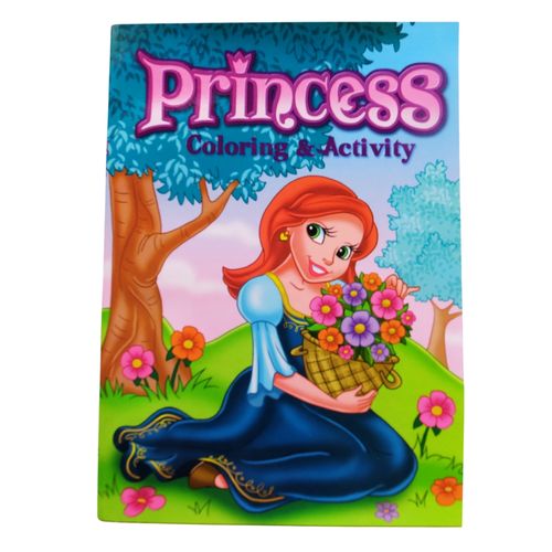 Libro Colorear Vsp Princesa