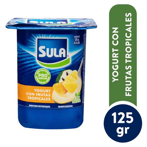 Yogurt Frutos Tropicales Sula Bisign 125gr