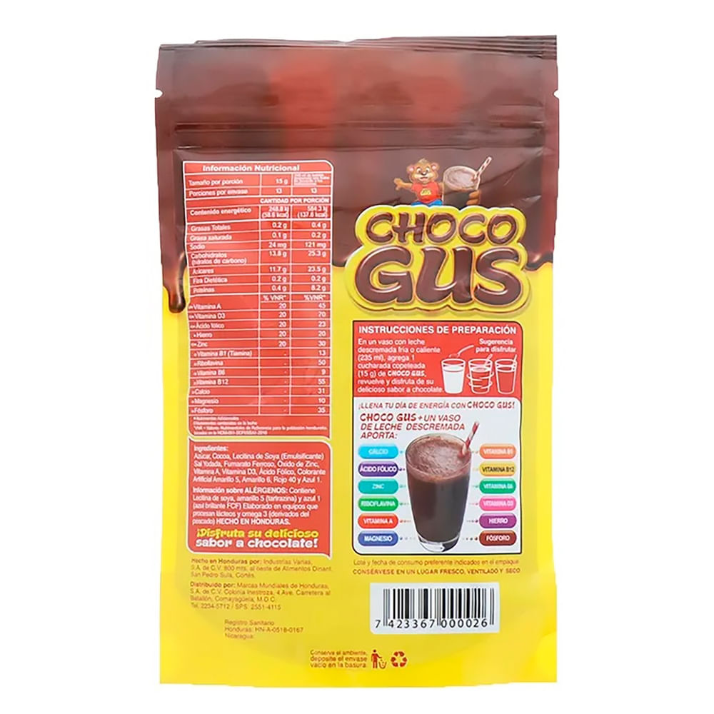 Comprar Modificador Choco Gus 200 Gr | Walmart Honduras