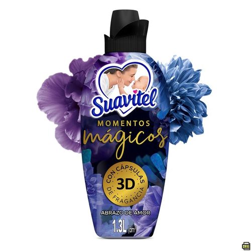 Suavizante de Telas Suavitel Momentos Mágicos Abrazo de Amor - 1.3 L