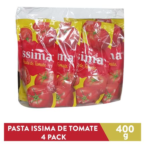 4 Pack Pasta Issima De Tomate- 424gr