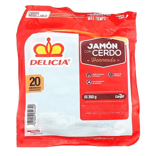 Jamon Delicia Cerdo Horneado 350 Gr