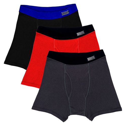 BOXER BRIEF GRIS NEGRO 3PCK TL