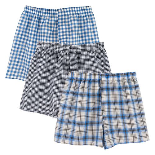 Boxer Fruit Of The Loom Tejido Plan Color Blanco 3 Pack Talla M