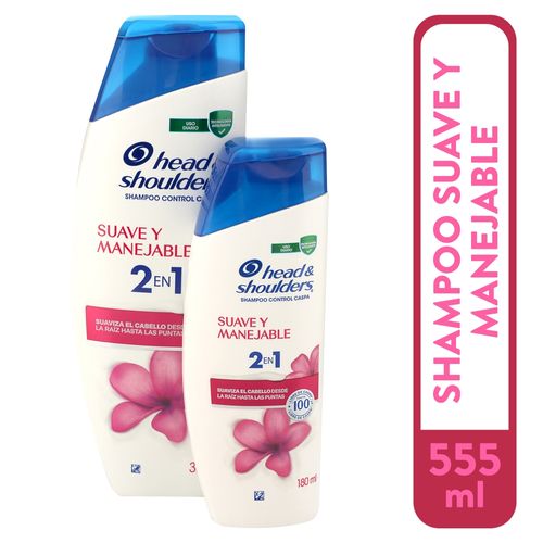 Pack Head Shoulder Shampoo Man 2N1 555Ml