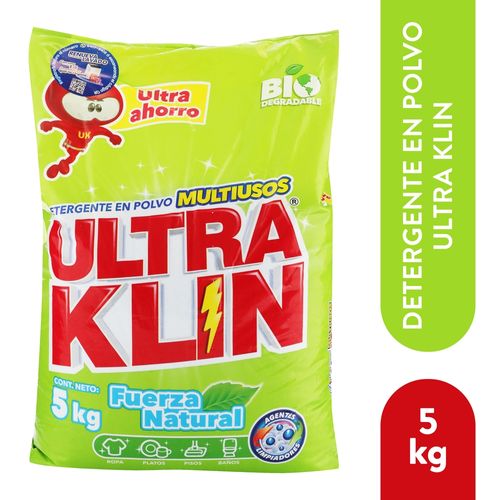 Detergente Ultraklin Fuerza Natural - 5000 g