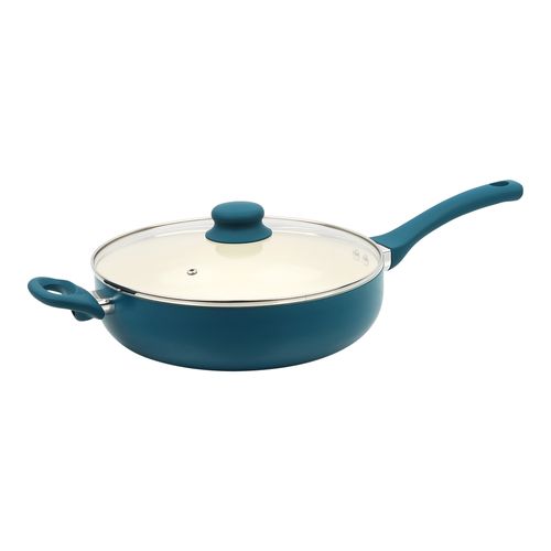 Olla Gigante Con Tapa De 28 Cm