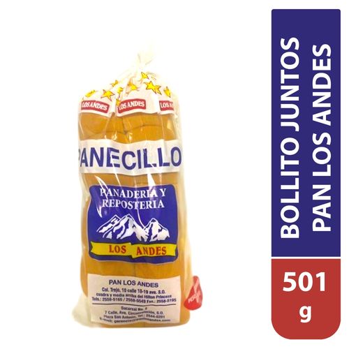 Bollito Juntos Pan Los Andes 20un 501gr