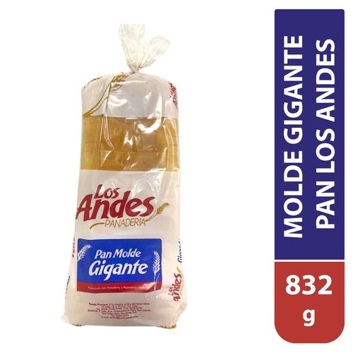 Molde Gigante Pan Los Andes 832 Gr
