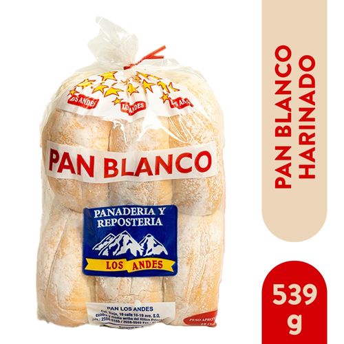 Harinado Pan Los Andes 12uni 539gr