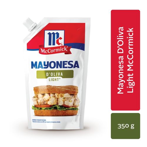 Mayonesa D'Oliva Light McCormick Doypack 350g