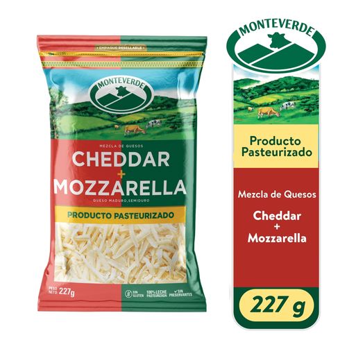 Mezcla De Queso Rallado Monteverde 227gr