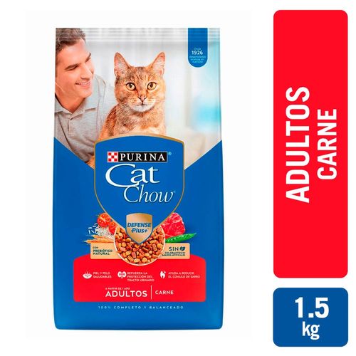 Alimento Seco Gato Adulto Purina Cat Chow Carne -1.5kg