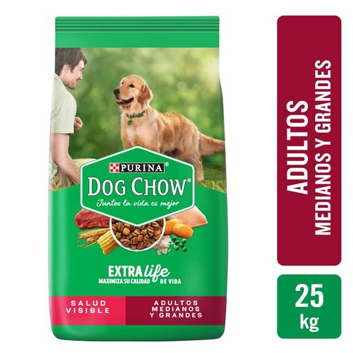 Alimento Dog Chow Perros Adultos 25000gr