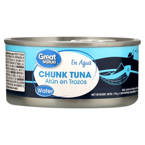 Atun Great Value En Agua  170gr