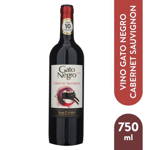 Vino Cabernet Sau Gato Negro 750ml