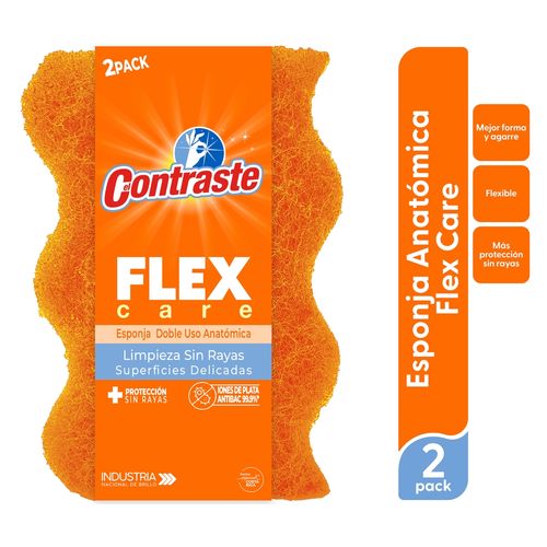 Esponja El Contraste Flex Care 2 uds