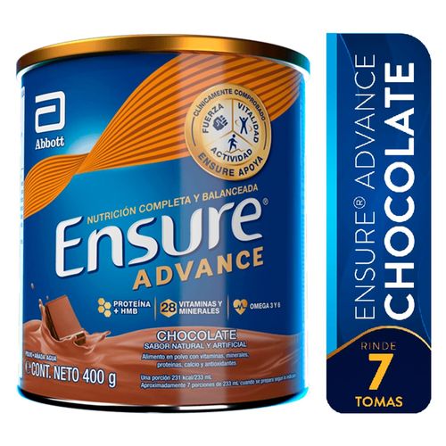 Fórmula Nutricional Ensure® Advance Sabor Chocolate - 400g