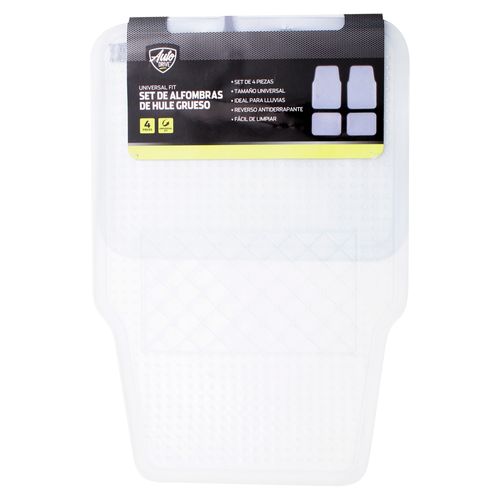 Alfombra  Auto Drive para auto PVC transparente - 4 Pzas