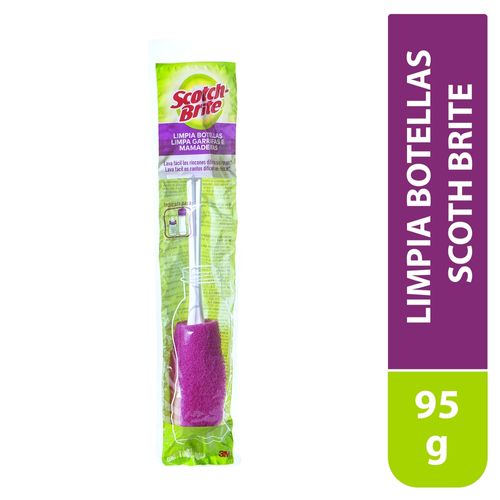 Limpiador Scotch Brite de botellas