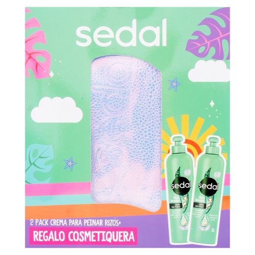 2pk Crema Sedal Rizos Mas Cosmetiq 600ml