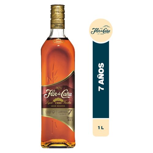 Ron Flor De Caña Gran Reserva 7 Años - 1000Ml