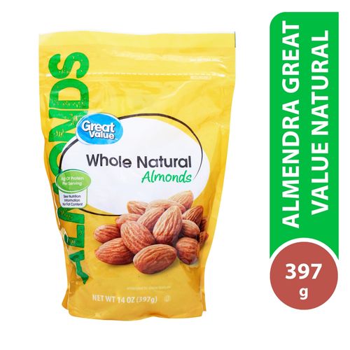 Almendra Great Value Natural 397gr