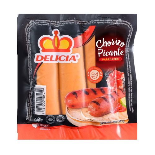 Chorizo Delicia Parrillero Picante- 454 gr