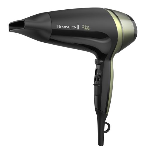 Secador Remington Shine Therapy con microacondicionadores de aguacate y macadamia, D13A-110F
