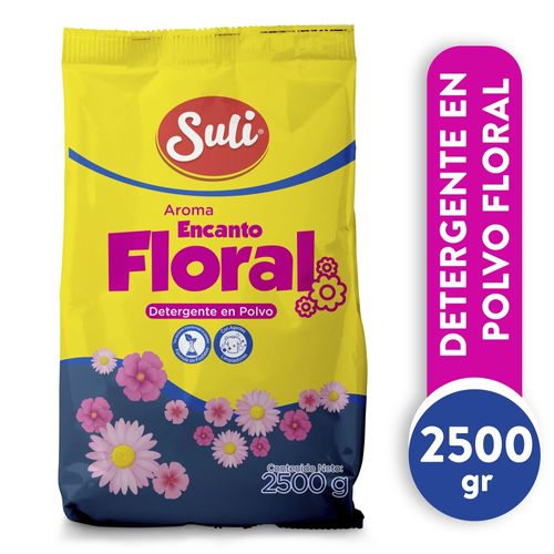 Detergente Polvo Suli Floral 2500Gr