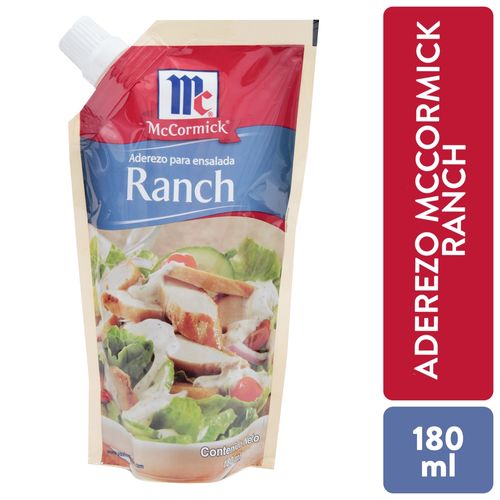 Mccormick Aderezo Ranch Dp 180gr