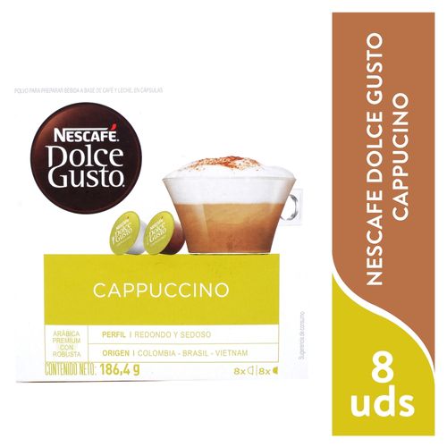 Café Nescafé Dolce Gusto Cappuccino 186gr