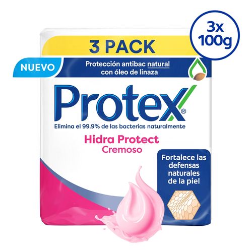 Jabón en Barra Protex hidra protect cremoso 3 pack - 300 g