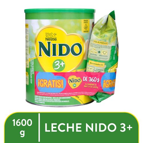 Pack Nido 3 Mas 1600g Mas 360g 1960 Gr