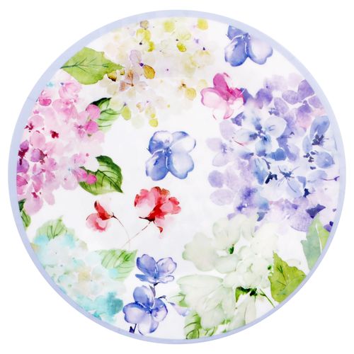 Ht Plato Cena De Melamina Floral