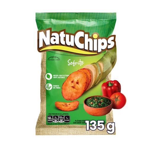 Snacks Frito Lay Caribas Natuchips Sofrito - 135 g