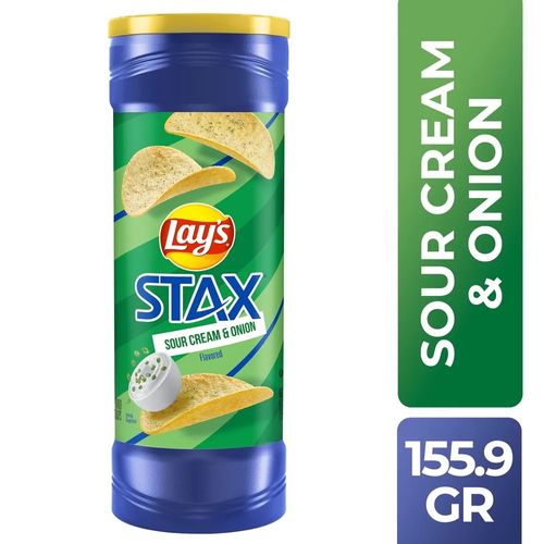 Snacks Stax Frito- Lay's Sabor Crema & Cebolla - 155.9 g