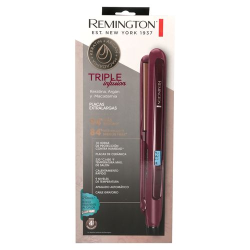 Remington Plancha De Cabello Triple Infu