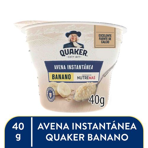 Avena Quaker Instan Sabor Banana 40 Gr